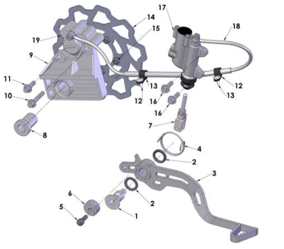 2012 CX50 BW Rear Brake System