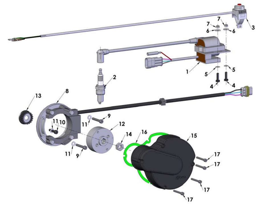 2012 Cobra 50JR Parts – Electrical System