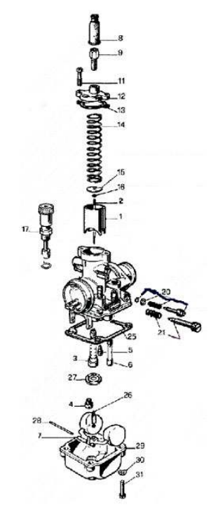 2013 Cobra 50JR Parts - Carburetor