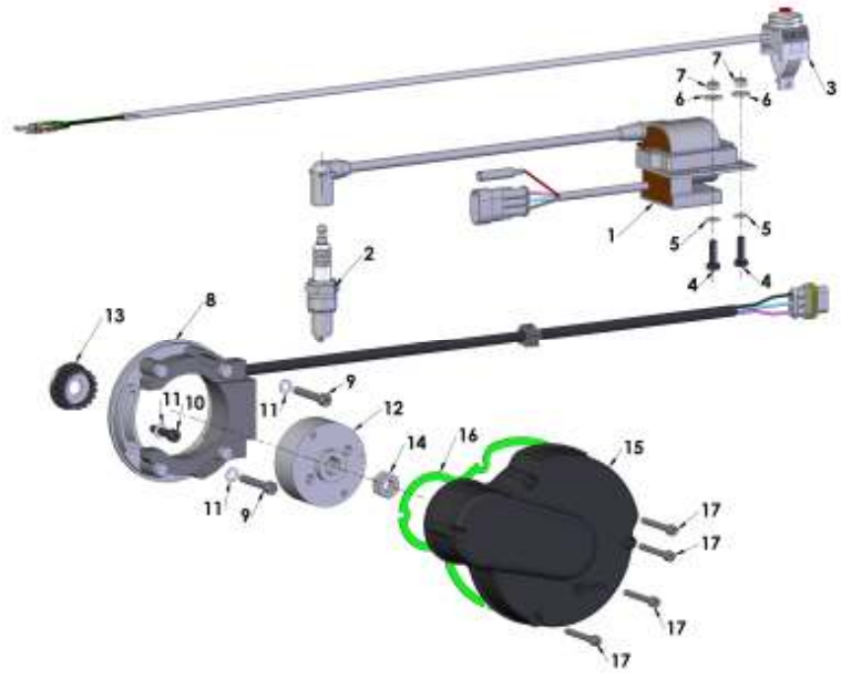 2013 Cobra 50JR Parts – Electrical System