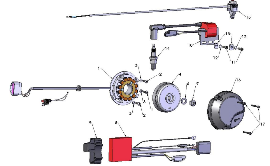 2014 Cobra CX65 Parts – Electrical System