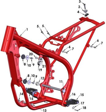 2016 Cobra 50FWE Parts – Frame I