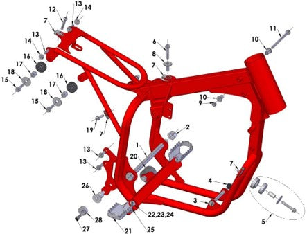 2016 Cobra 50P3 Parts – Frame – Mounting Hardware I