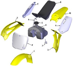 2016 Cobra 50P3 Parts – Plastic & Seat