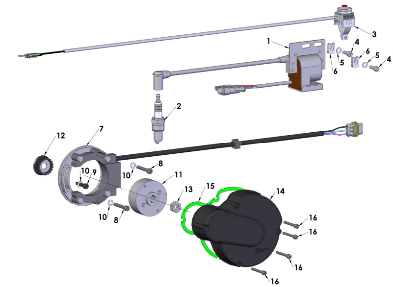 2016 Cobra 50SR (King) Parts – Electrical System