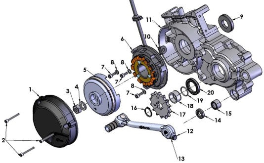 2016 Cobra CX65 Parts – Engine – Ignition Side