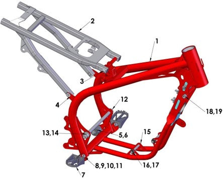 2016 Cobra CX65 Parts – Frame