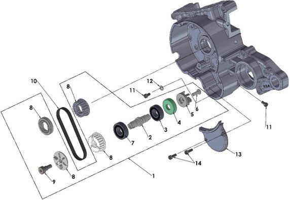 2017 Cobra 50FWE Parts – Engine – Water Pump