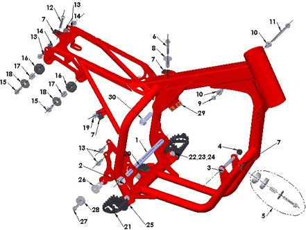 2017 Cobra 50P3 Parts – Frame – Mounting Hardware I