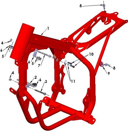 2017 Cobra 50P3 Parts – Frame – Mounting Hardware II