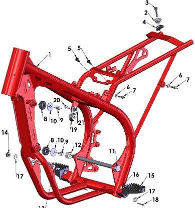 2017 Cobra 50SR (King) Parts – Frame I