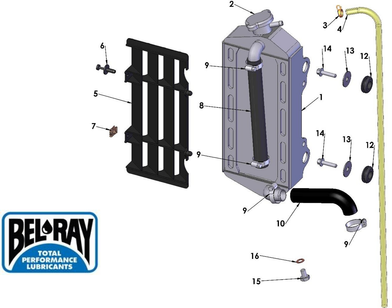 2017 Cobra CX65 Parts – Coolant System