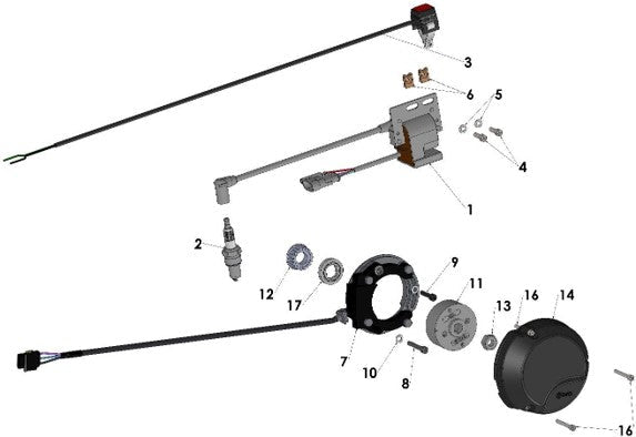 2018 Cobra 50FWE Parts – Electrical System