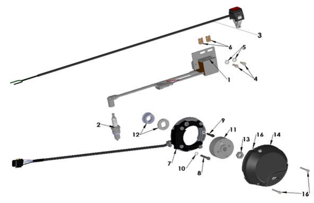 2018 Cobra 50JR Parts - Electrical System