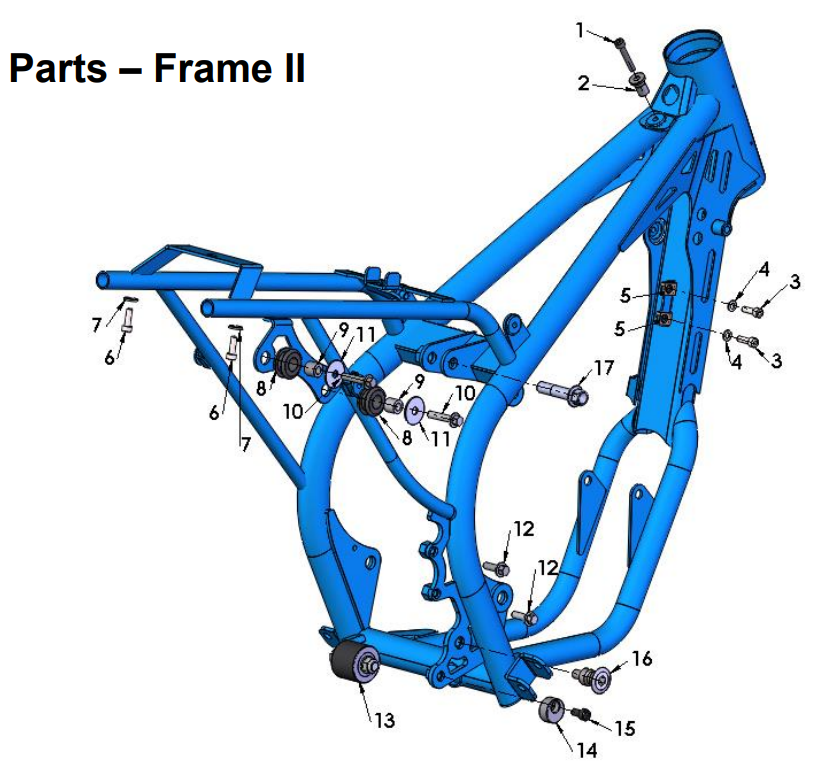 2019 Cobra 50SR (King) Parts - Frame II