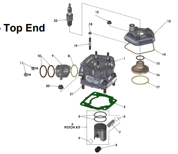 2020-CX50-King Parts- Engine- Top End