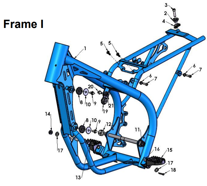 2020-CX50-King Parts- Frame I