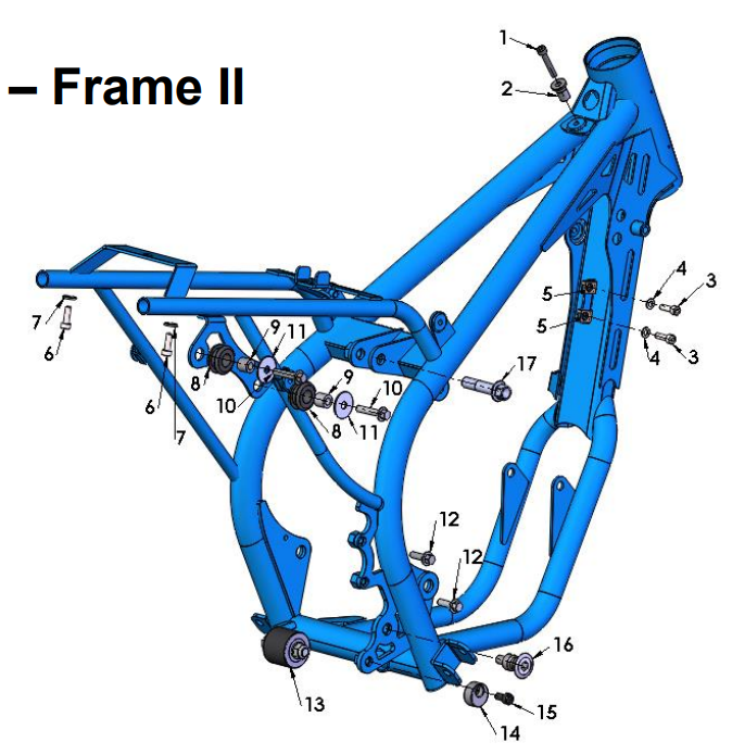 2020-CX50FWE Parts- Frame II