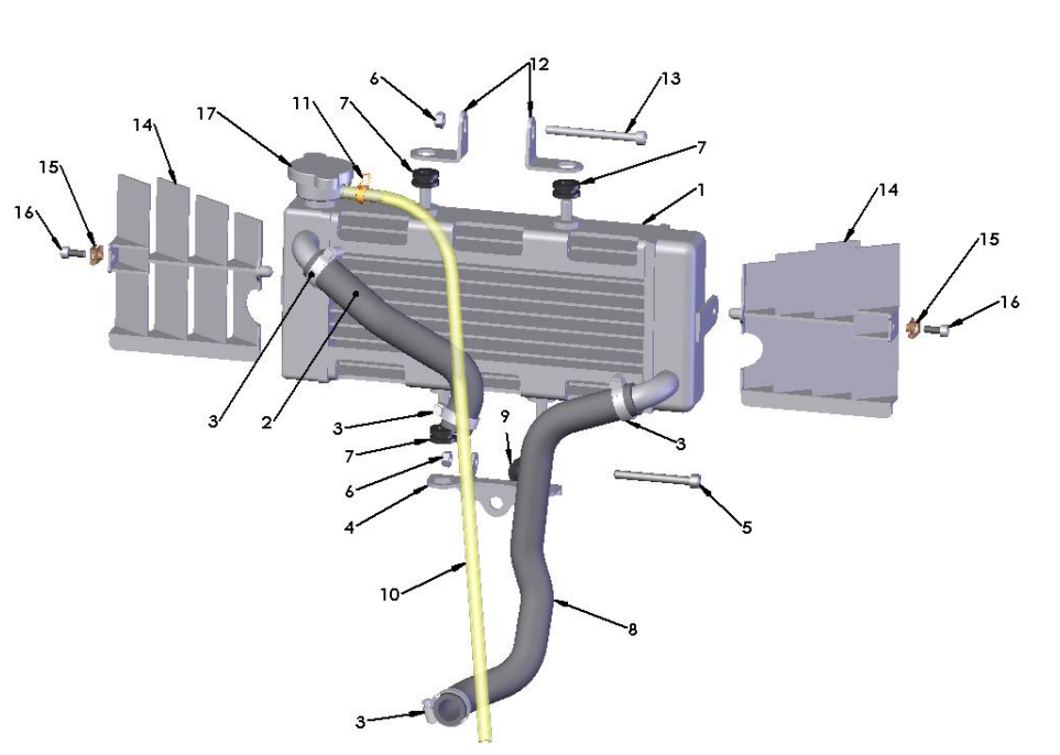 2020-CX50P3 Parts- Coolant System