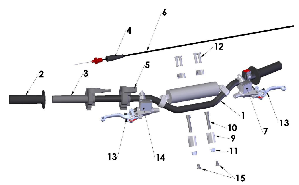 2020-CX65 Parts- Bars and Controls