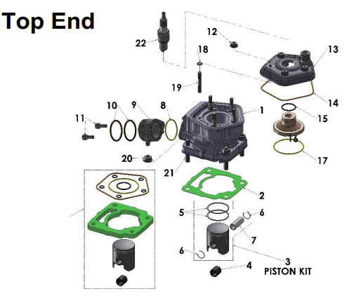 2021-CX50SRX Parts- Engine- Top End