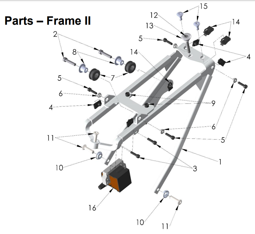 2021-CX50SRX Parts- Frame II