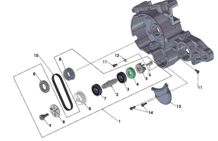 2022-CX50P3 Parts- Engine- Water Pump