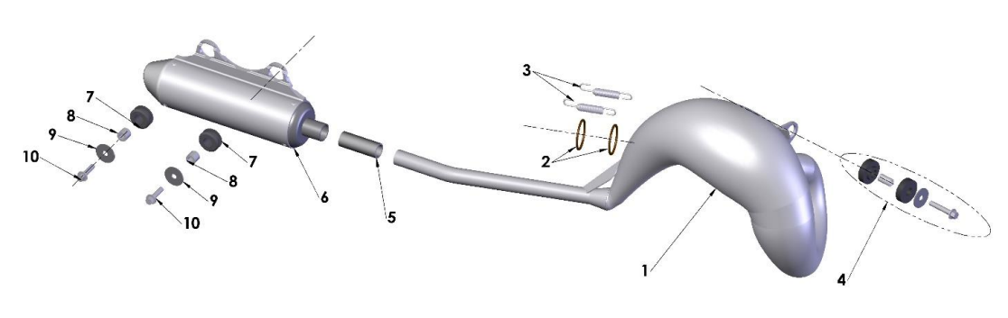 2022-CX50P3 Parts- Exhaust System