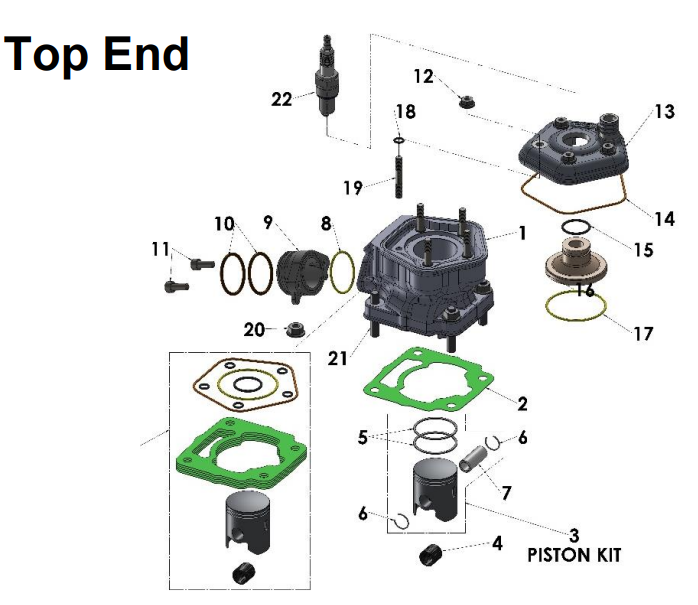 2022-CX50SR-KING Parts- Engine- Top End