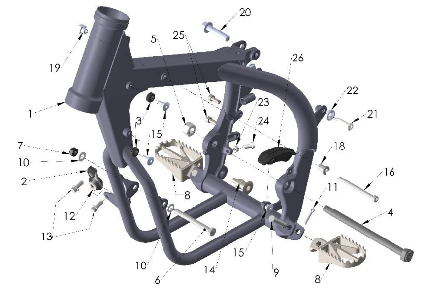 2022-CX50SR-KING Parts- Frame I