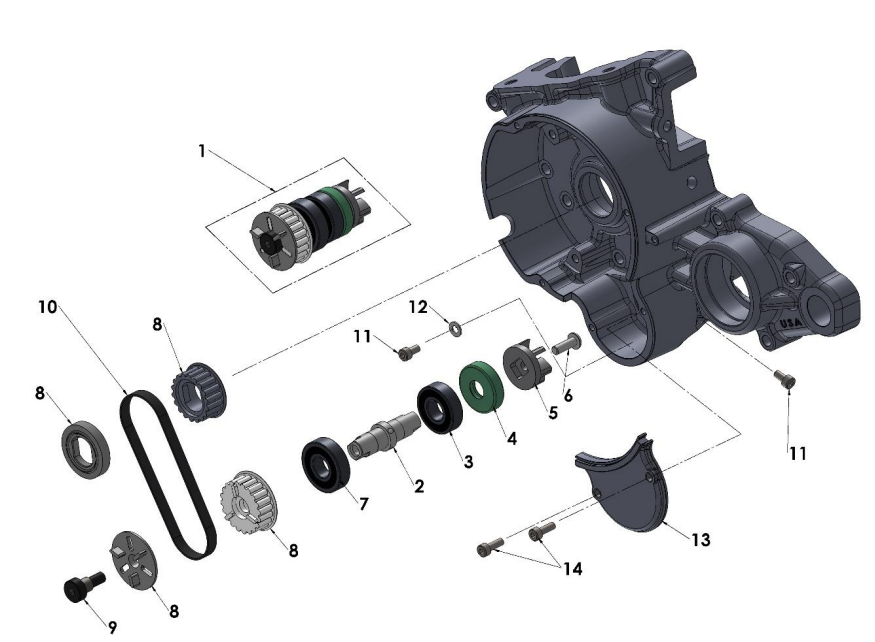 2022-CX50SRx-FWE Parts- Engine- Water Pump