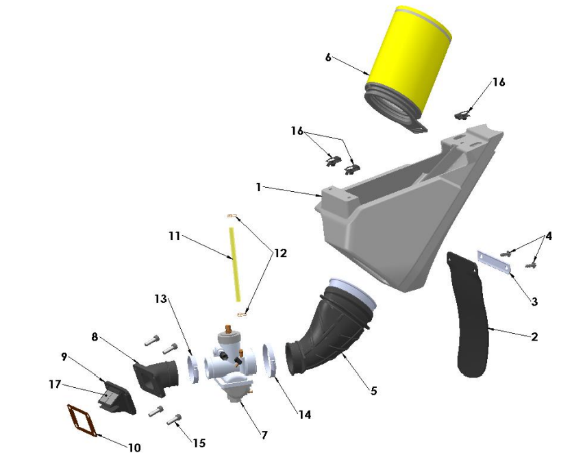 2022-CX65 Parts- Air Box & Inlet System