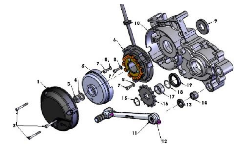 2022-CX65 Parts- Engine- Ignition Side