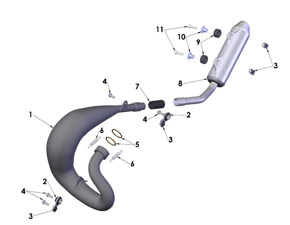 2022-CX65 Parts- Exhaust System