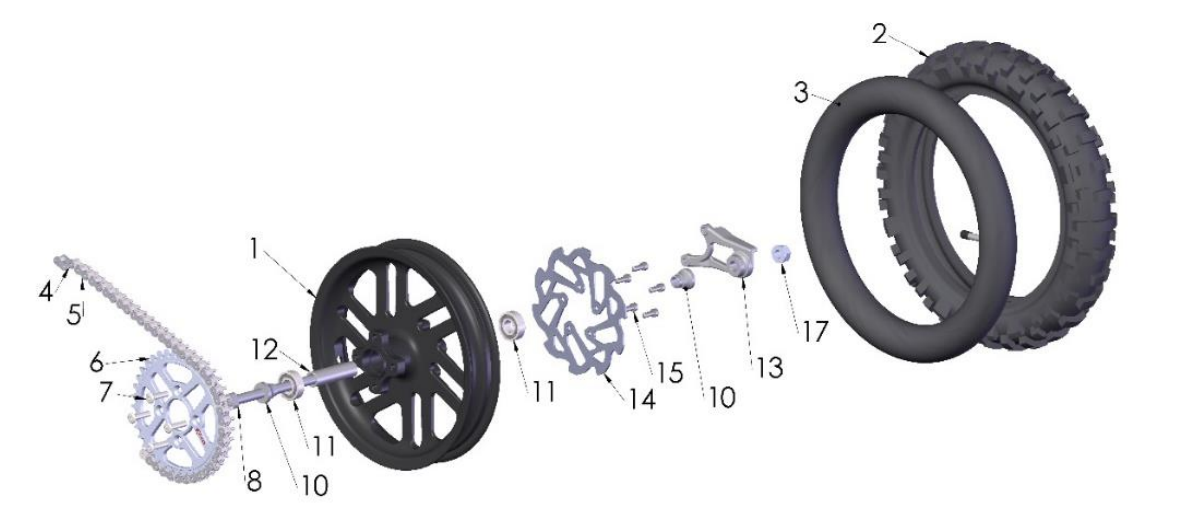 2023 CX50JR Parts- Rear Wheel