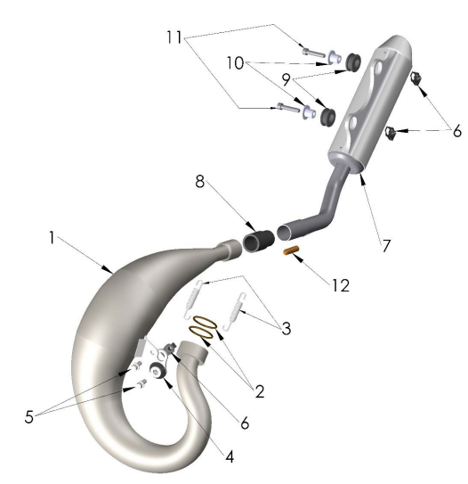 2023 CX50SR KING Parts- Exhaust System