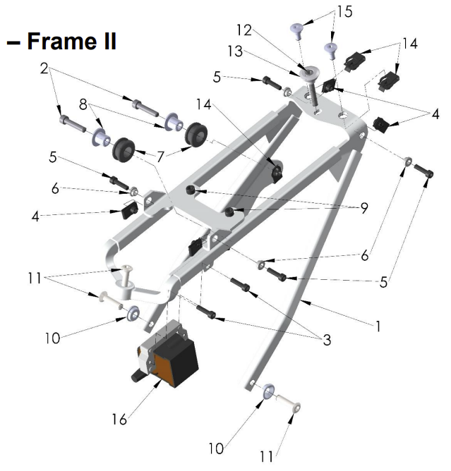 2023 CX50SR KING Parts- Frame II