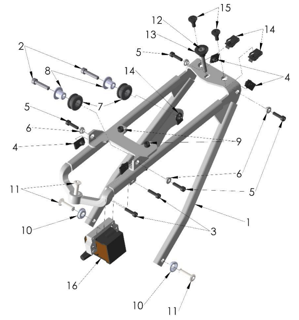 2023 CX50SRx FWE Parts- Frame II