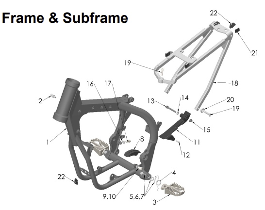 2023 CX5E Parts- Frame & Subframe