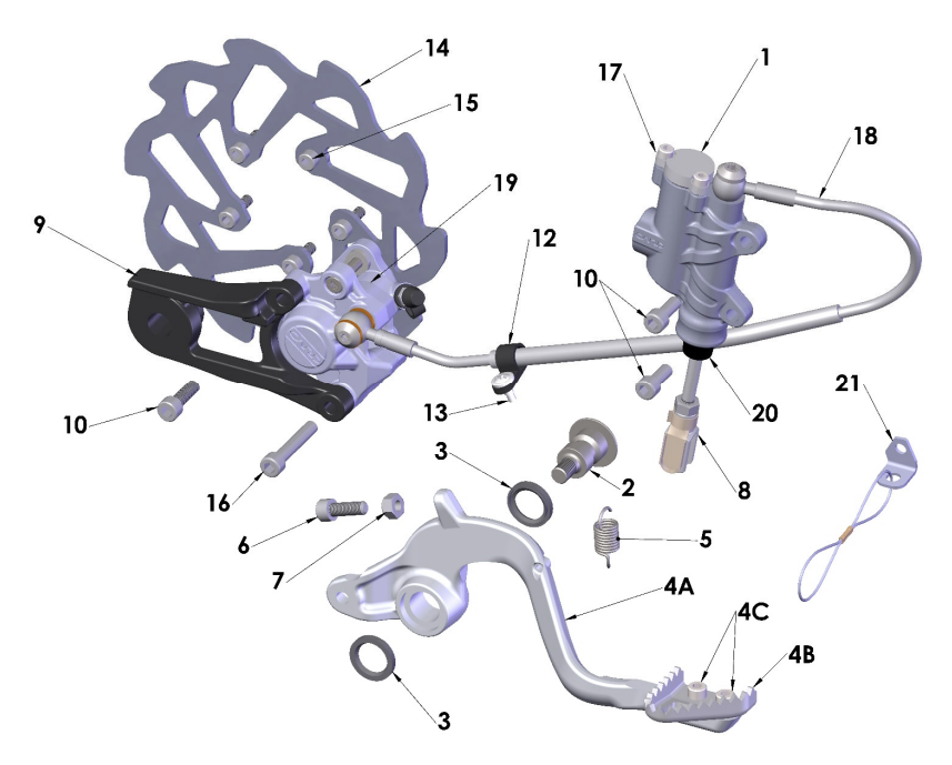 2023 CX5E Parts- Rear Brake