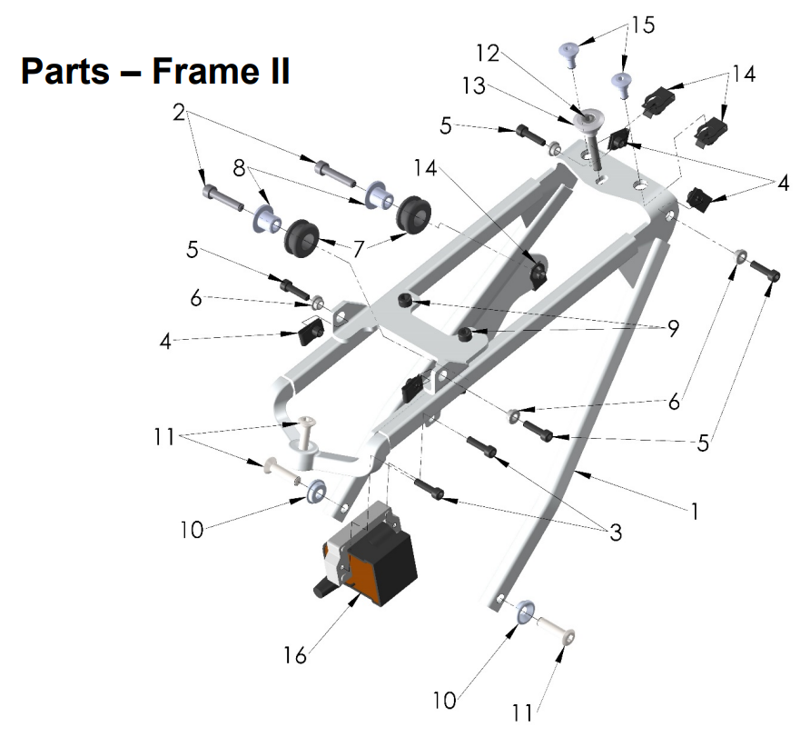 2024 CX50FWE ANNIVERSARY Parts – Frame II