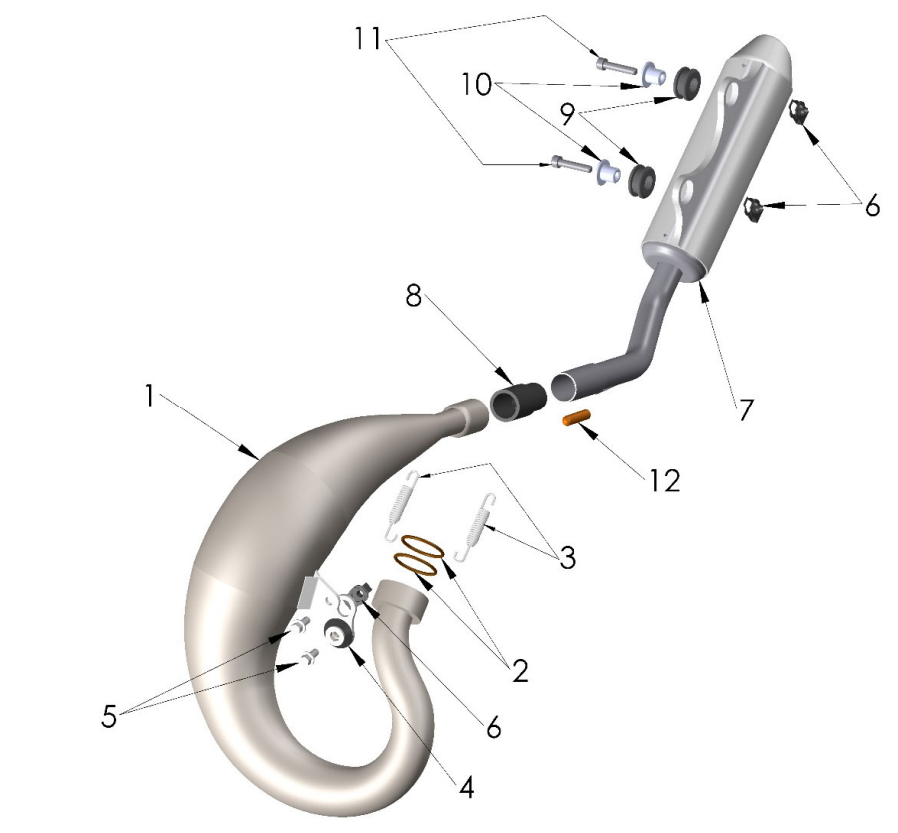 2024 CX50FWE Parts – Exhaust System