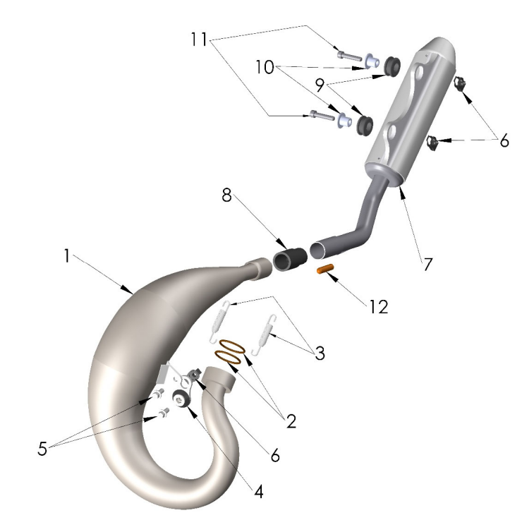 2024 CX50SR Parts – Exhaust System