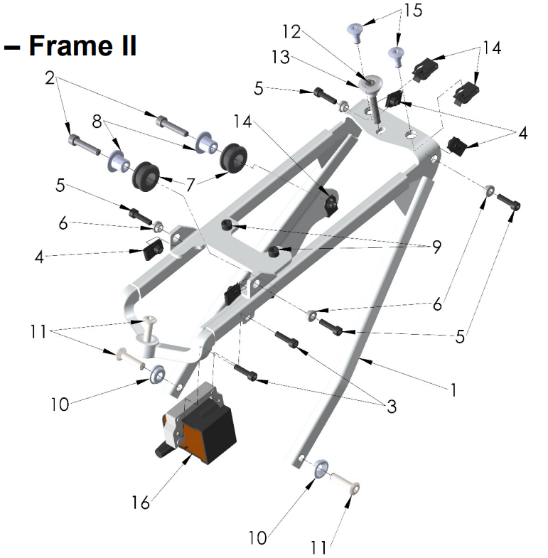 2024 CX50SR Parts – Frame II