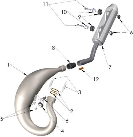 2025 CX50SR Parts – Exhaust System