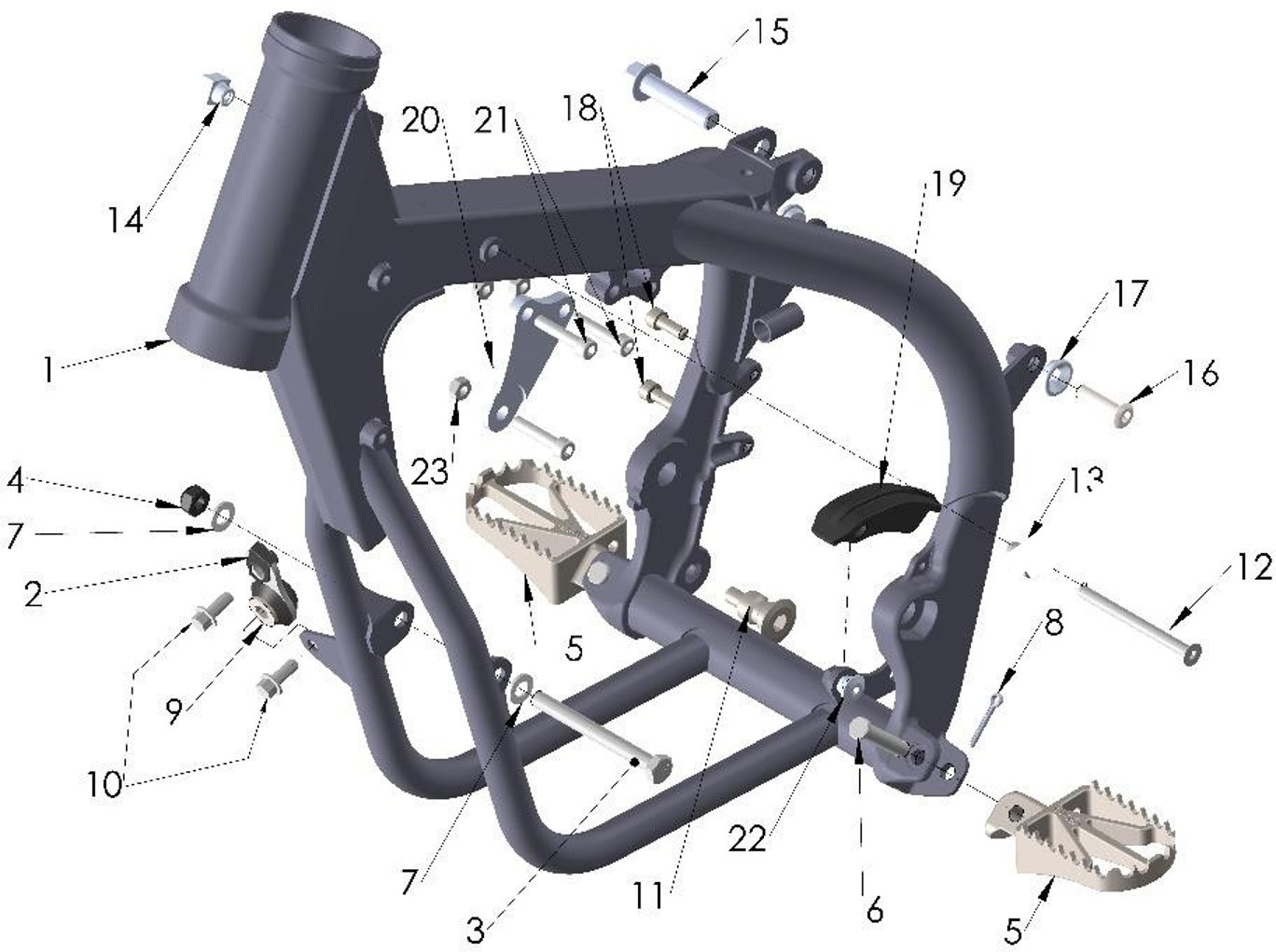 2025 CX50SR Parts – Frame I