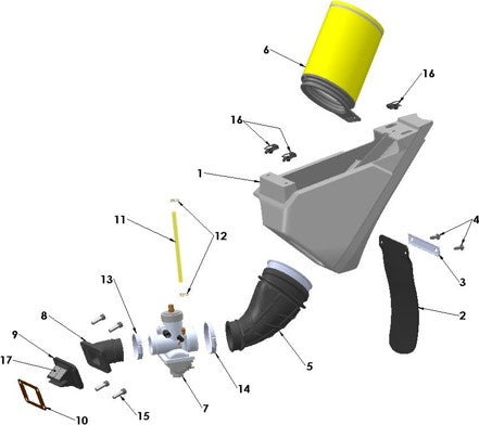 2025 CX65 Parts – Airbox & Inlet System