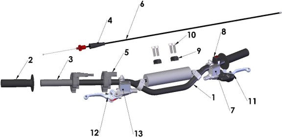 2025 CX65 Parts – Bars and Controls