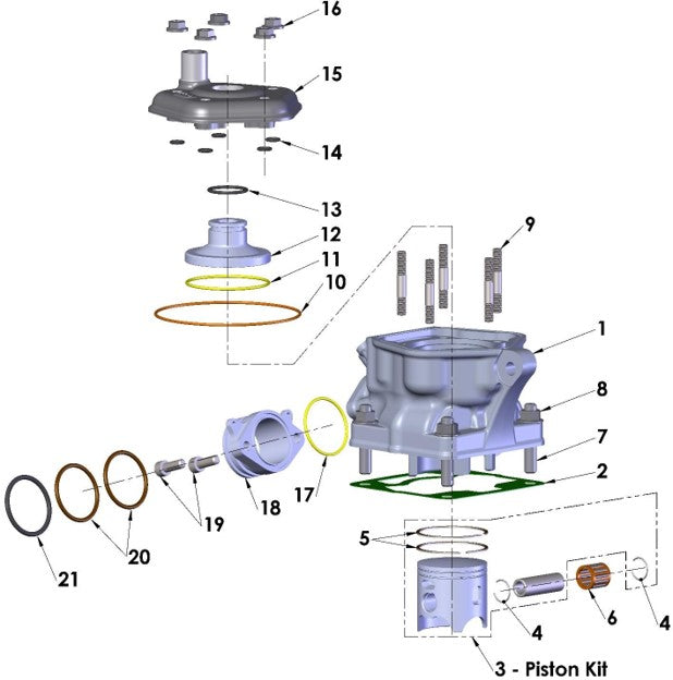 2025 CX65 Parts – Engine – Top End