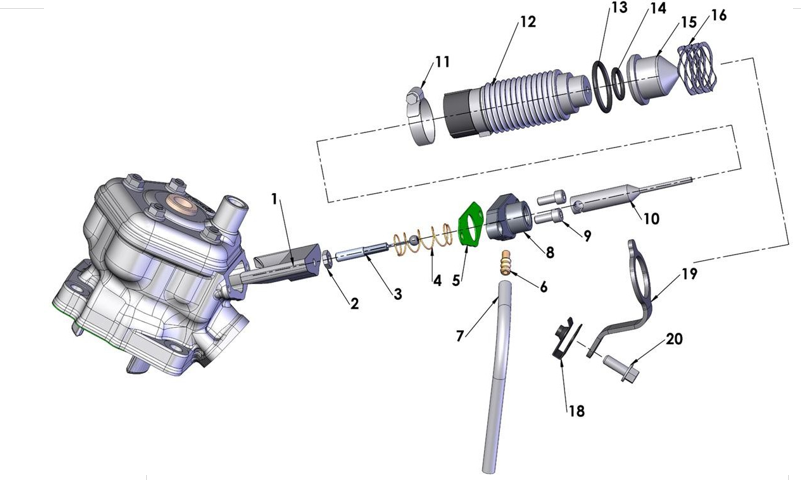 2013 Cobra CX65 Parts – Engine – Power Valve